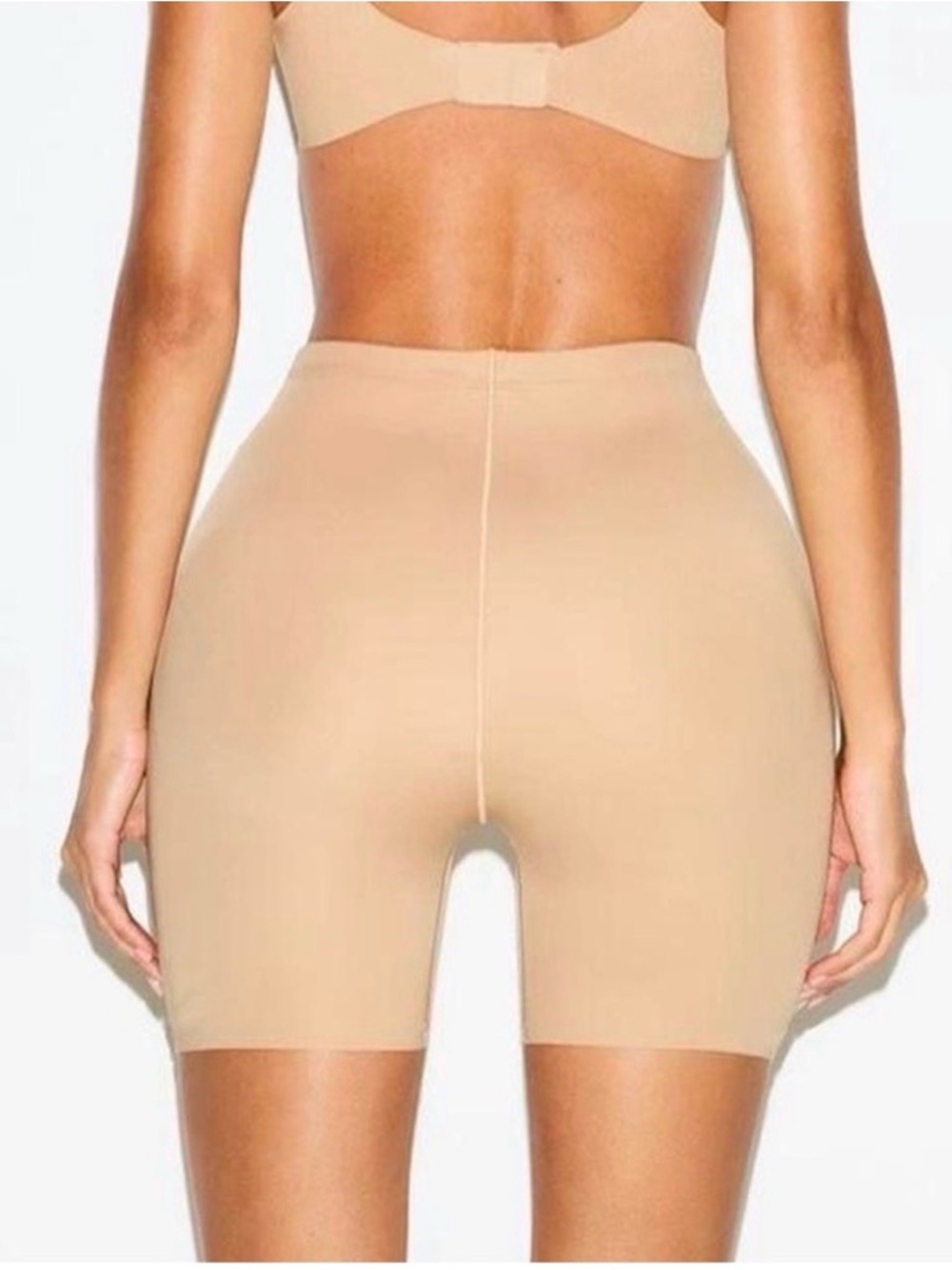 SKIMS Nude High-Waist Shape-wear Hip and Butt Padded Shorts